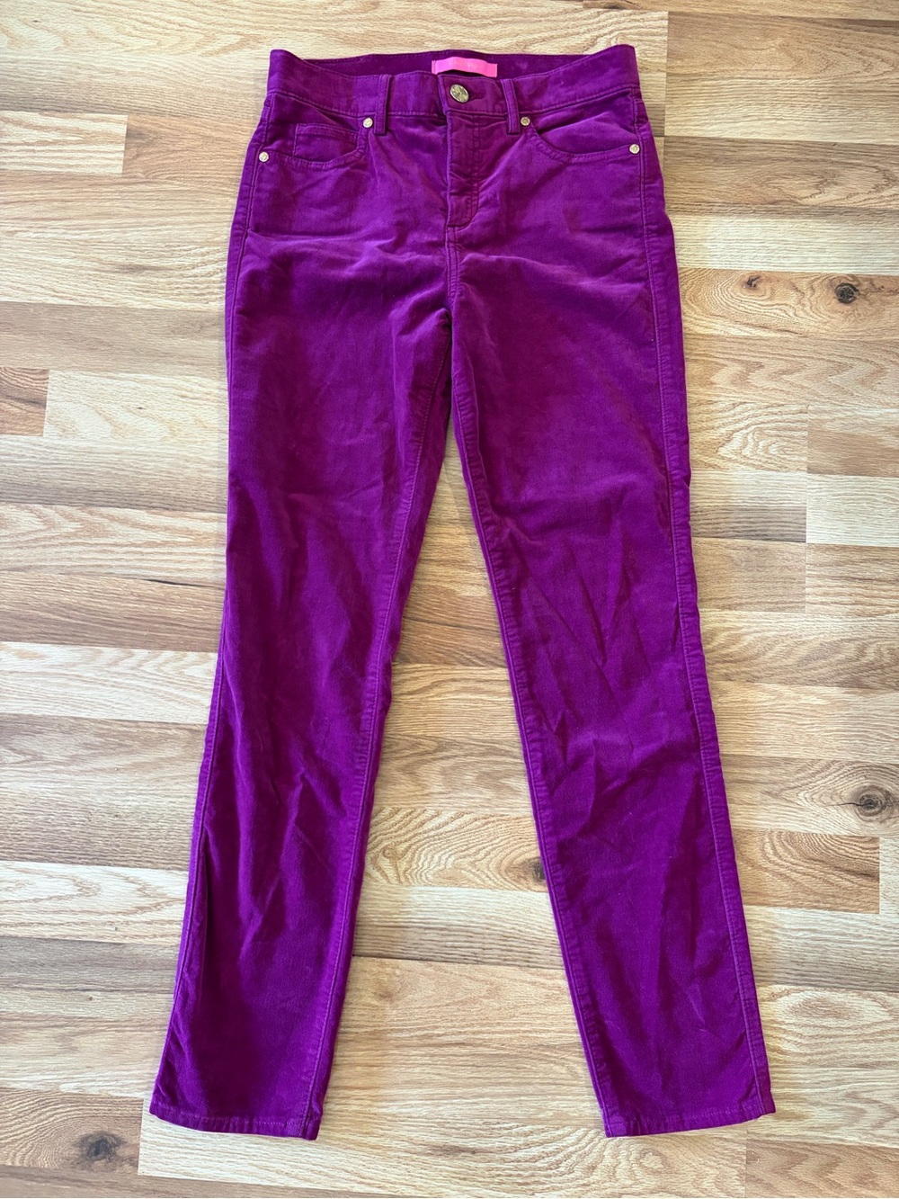 Lilly Pulitzer Women's Corduroy Pants in Deep Purple